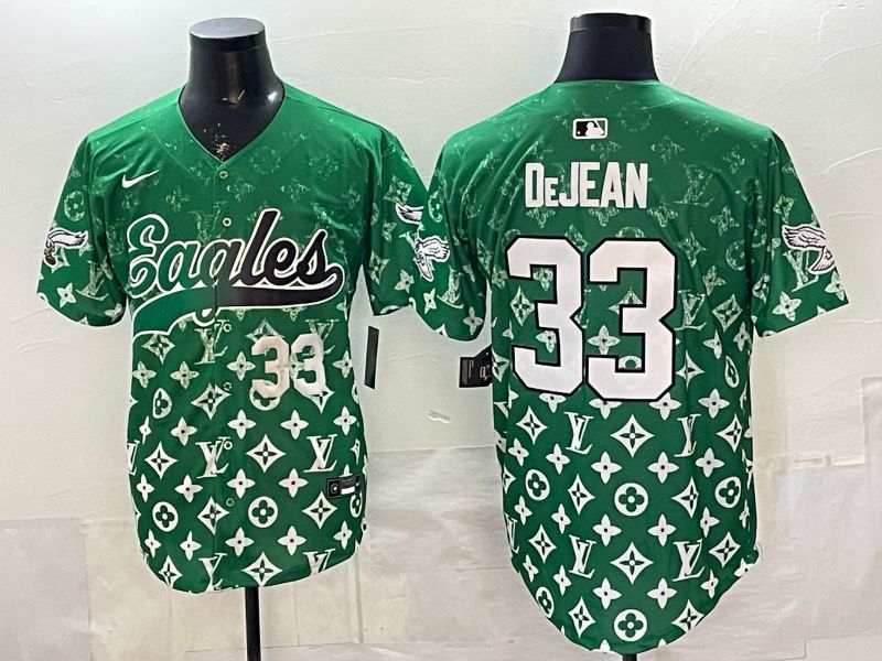 Men 2026 Philadelphia Eagles #33 Dejean Green Nike Limited NFL Jersey style 0004